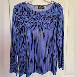 Bob Mackie beautiful multicolor top.